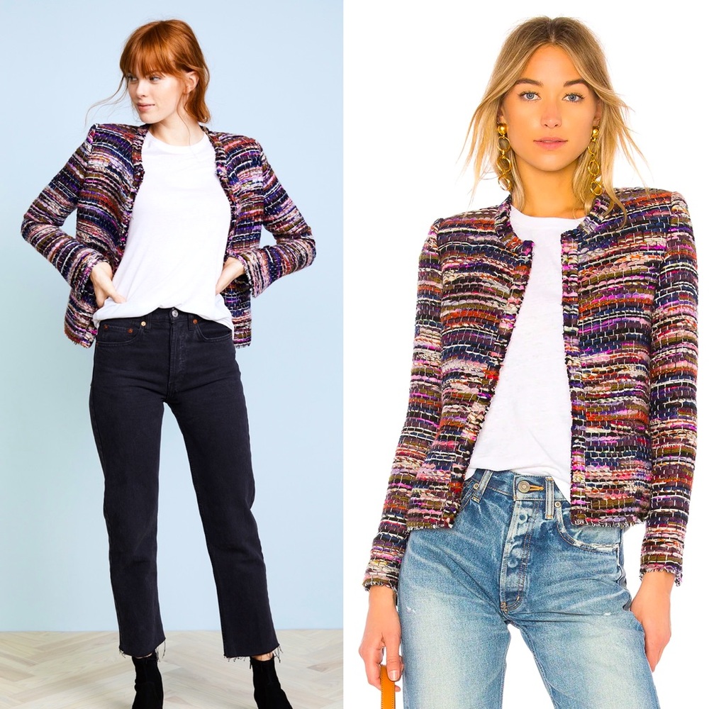 IRO Namanta Multicolor Tweed Jacket
